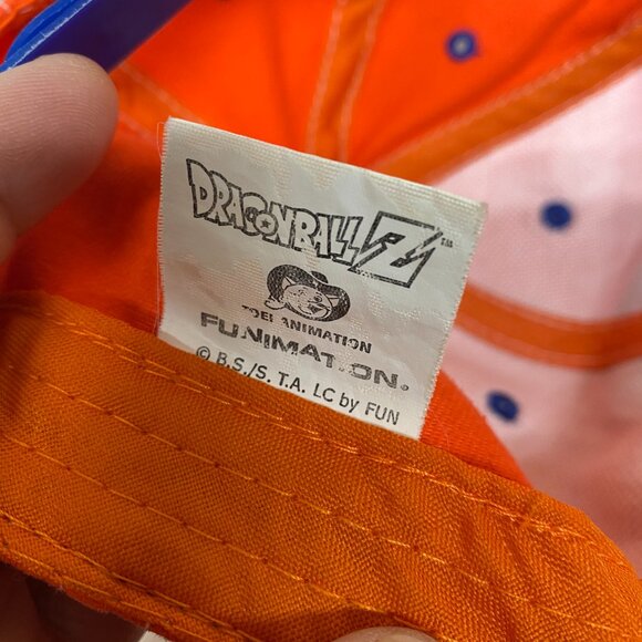 Dragon Ball Z Baseball Hat Cap Snap Back Youth Size Small Orange Anime Cartoon - Picture 8 of 9